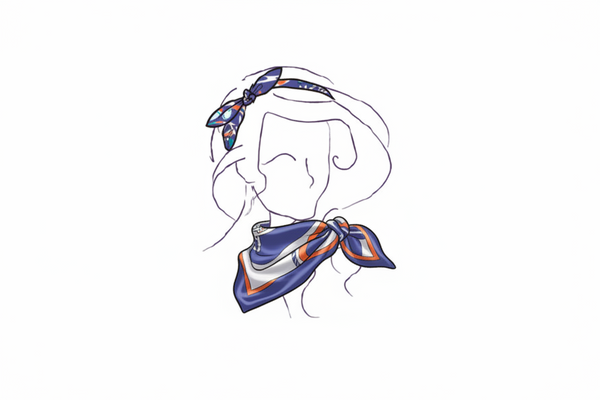 Shan Tokyo SILK SCARF 23,5 IN