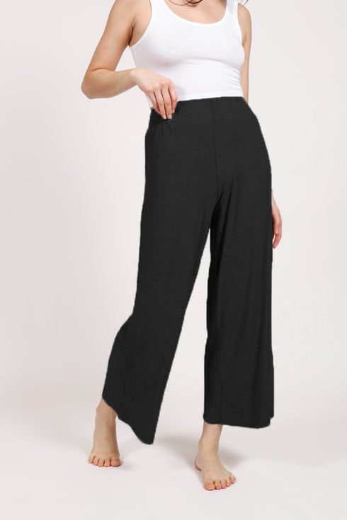 Koy Resort Koy Lounge Wide Rib Wide Leg Pant