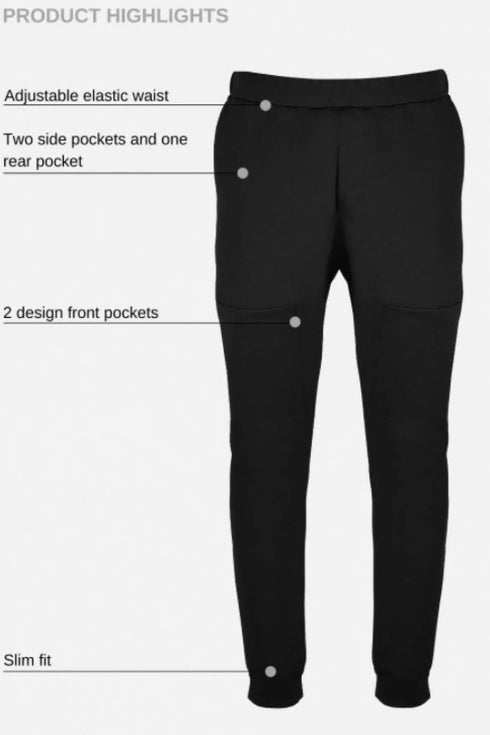 Shan Modern 3D jersey cargo pants