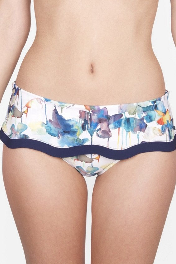 Shan Lily Rose Skirted bikini bottom