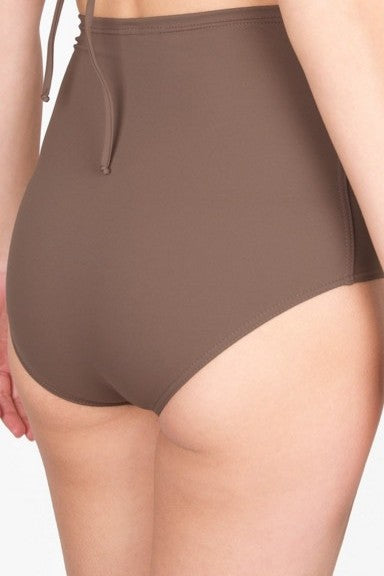 Shan Techno Full coverage high waist bikini bottom