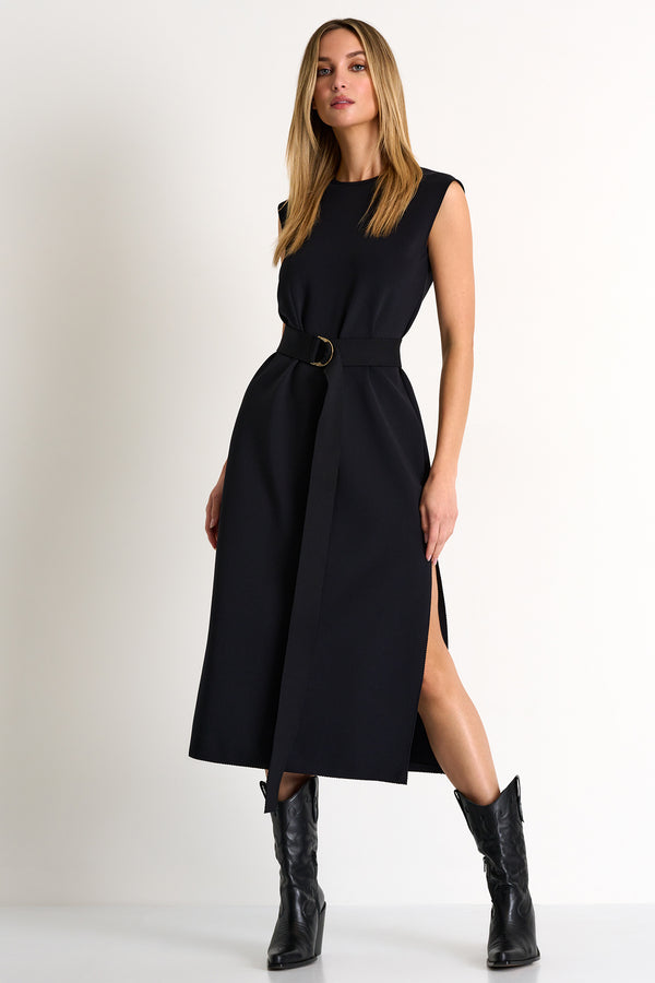 Shan Sofia Elegant sleeveless maxi dress