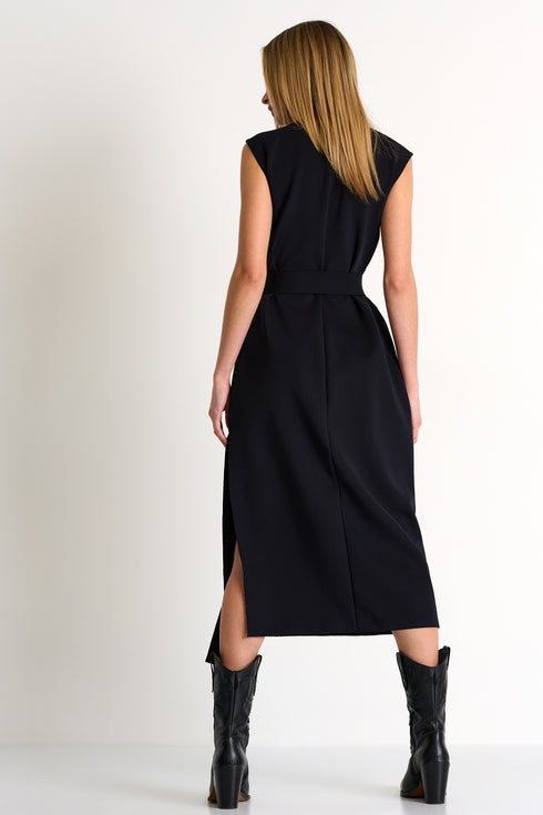 Shan Sofia Elegant sleeveless maxi dress