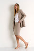 Shan Sofia Structured 3D jersey blazer