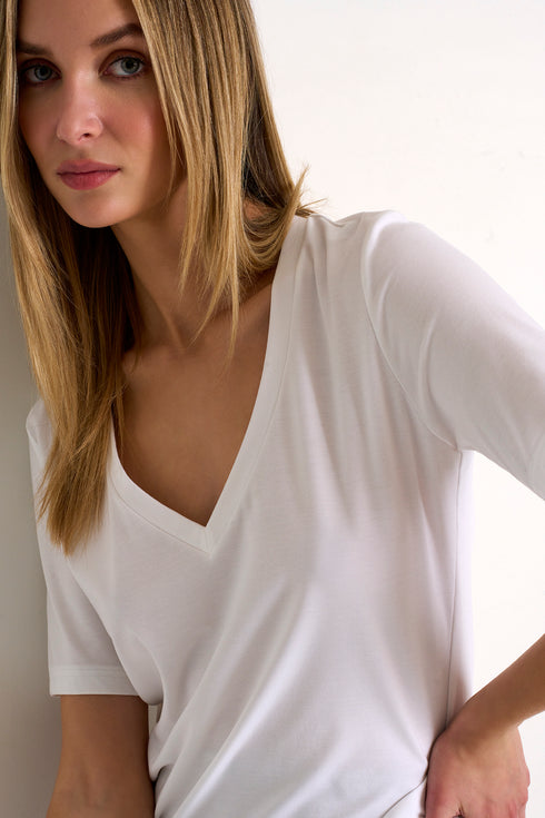 Shan Victoria T-shirt V Neck - 52384-63-000
