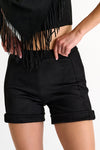 Shan Kate Vegan suede shorts