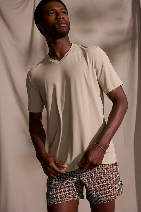 Shan Henry Classic fit swim trunks