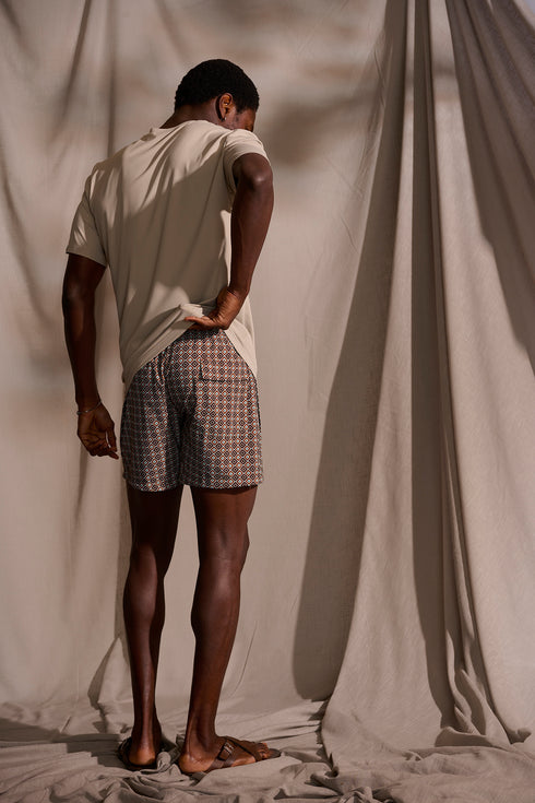 Shan Henry Classic fit swim trunks