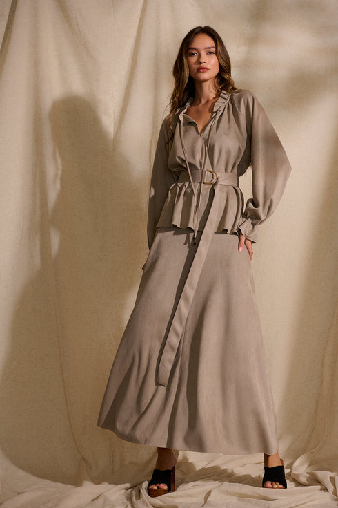 Shan Kate Vegan suede belt