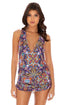 Luli Fama Tiki Babe T-BACK MINI DRESS