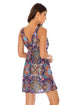Luli Fama Tiki Babe V NECK SHORT DRESS