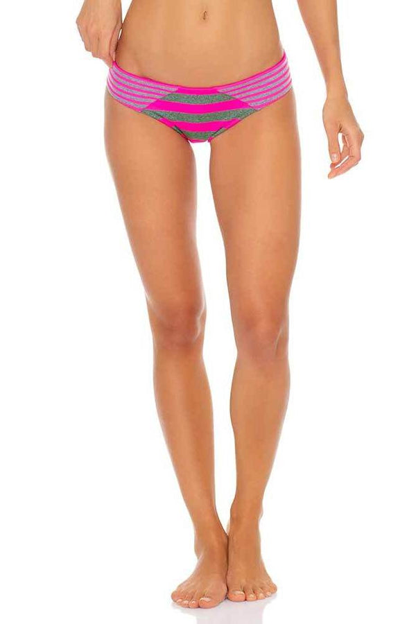 Luli Fama Time To Fiesta NEON PINK TAB SIDE FULL BOTTOM