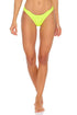 Luli Fama Time To Fiesta NEON YELLOW HIGH LEG BRAZILIAN BOTTOM
