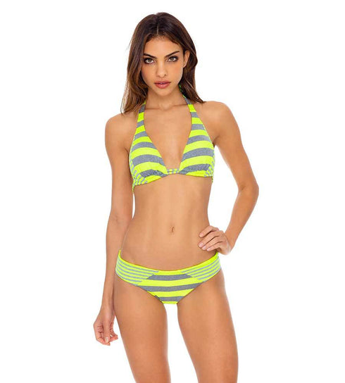 Luli Fama Time To Fiesta NEON YELLOW TAB SIDE FULL BOTTOM