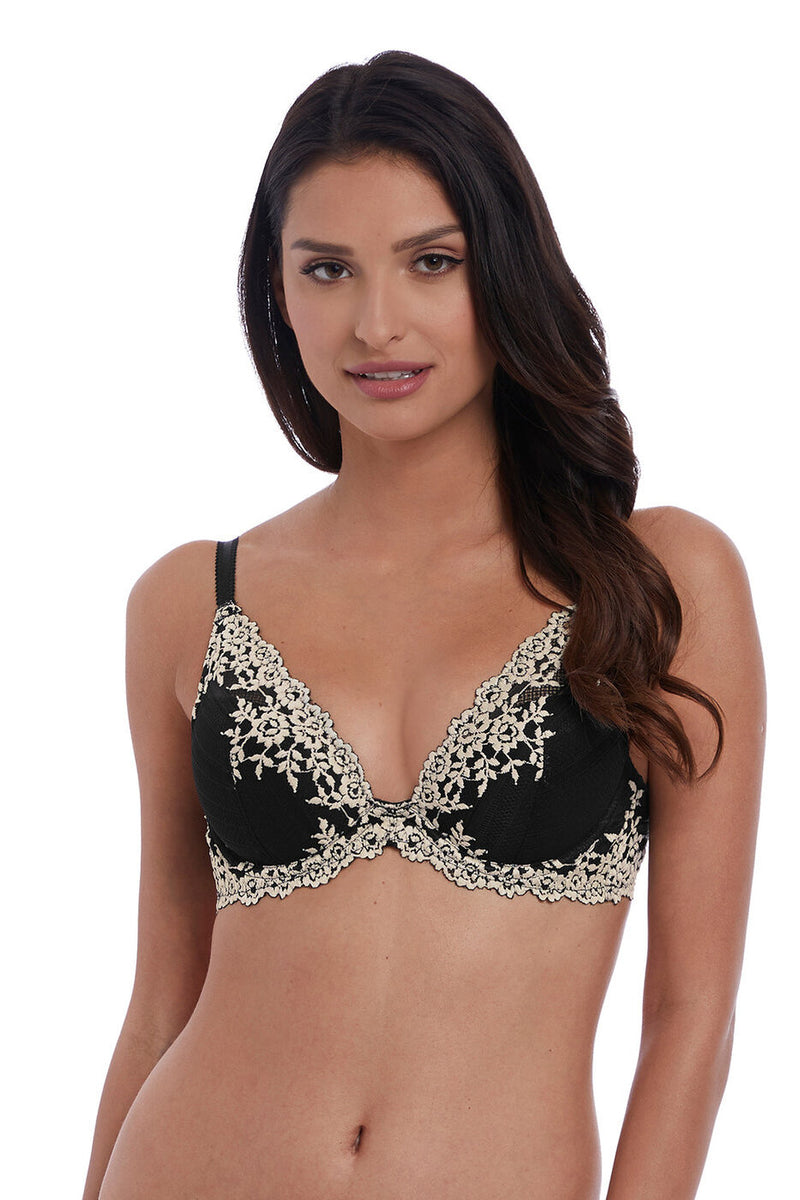 Wacoal Embrace Lace Plunge Bra BLACK buy for the best price CAD$ 82.00 -  Canada and U.S. delivery – Bralissimo