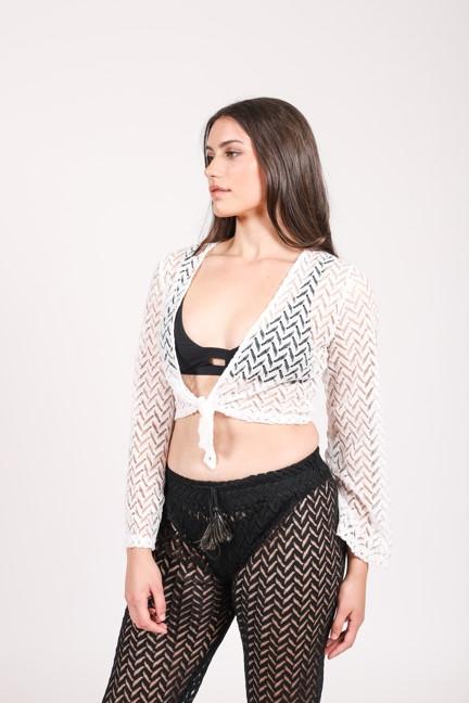 Koy Resort Zuma Tie Front Top