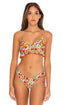 Luli Fama Wild Flower RUFFLE DRAWSTRING BRAZILIAN BOTTOM