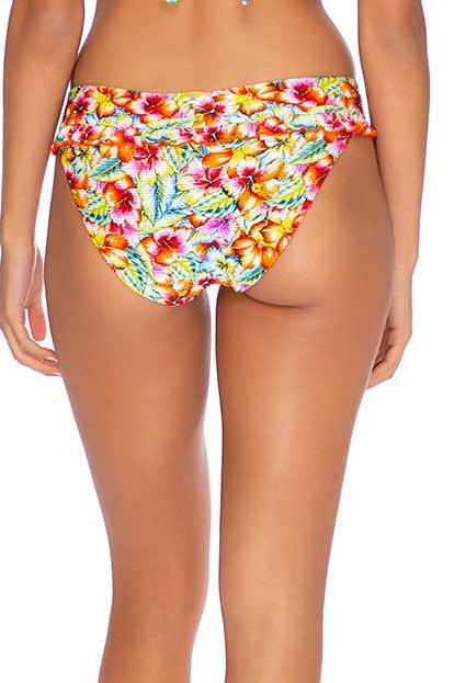 Luli Fama Wild Flower RUFFLE BANDED FULL BOTTOM
