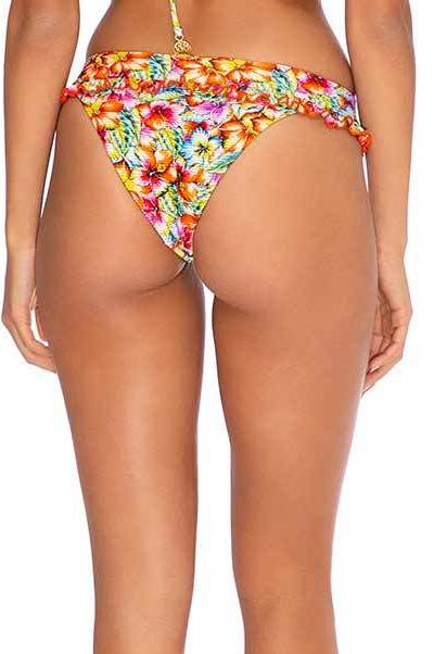 Luli Fama Wild Flower RUFFLE BANDED MODERATE BOTTOM
