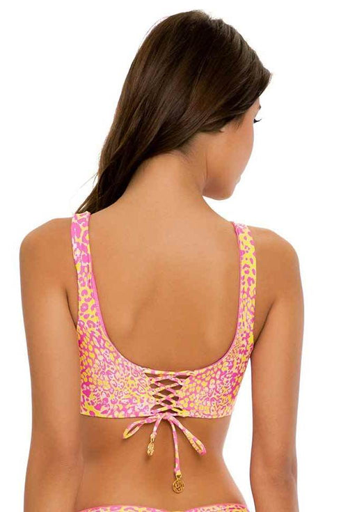 Luli Fama Wild Sweetheart OPEN FRONT BRALETTE