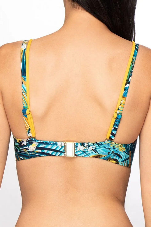Lise Charmel 56b Evasion Jungle Cropped Bustier Bikini