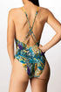 Lise Charmel 56b Evasion Jungle N/W Seduction Halter Swimsuit