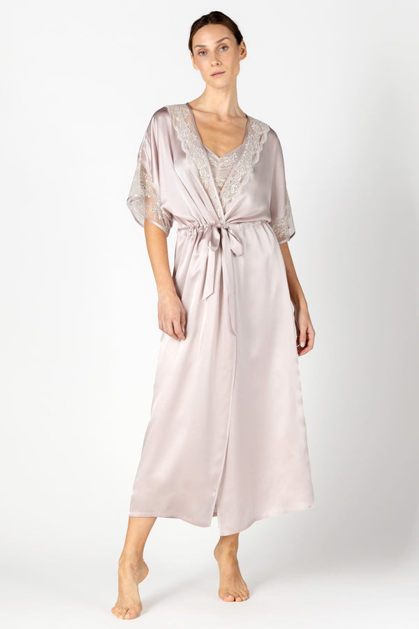 NK Imode Agatha Nostalgia Hanky Long Silk Robe
