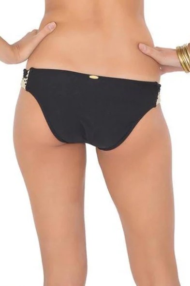 Luli Fama Champagne Sparkle Intertwine Full Bottoms