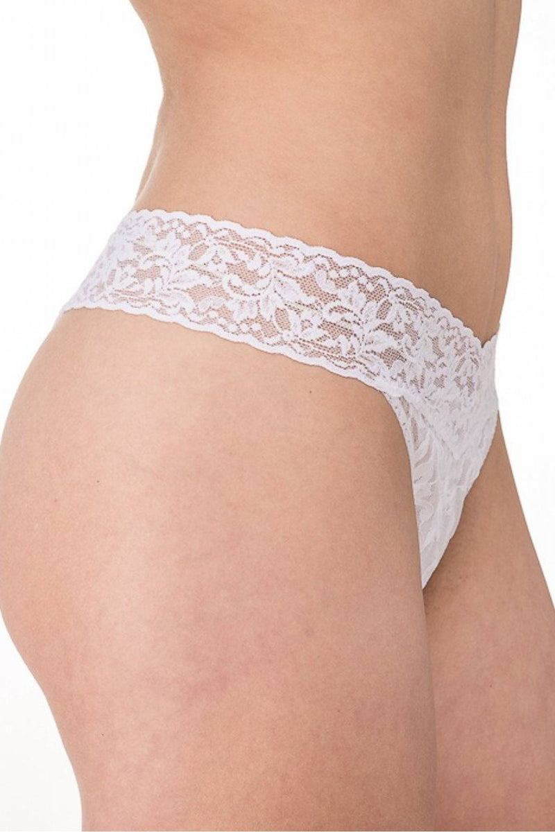 Hanky Panky Signature Lace Original Rise Thong WHITE buy for the