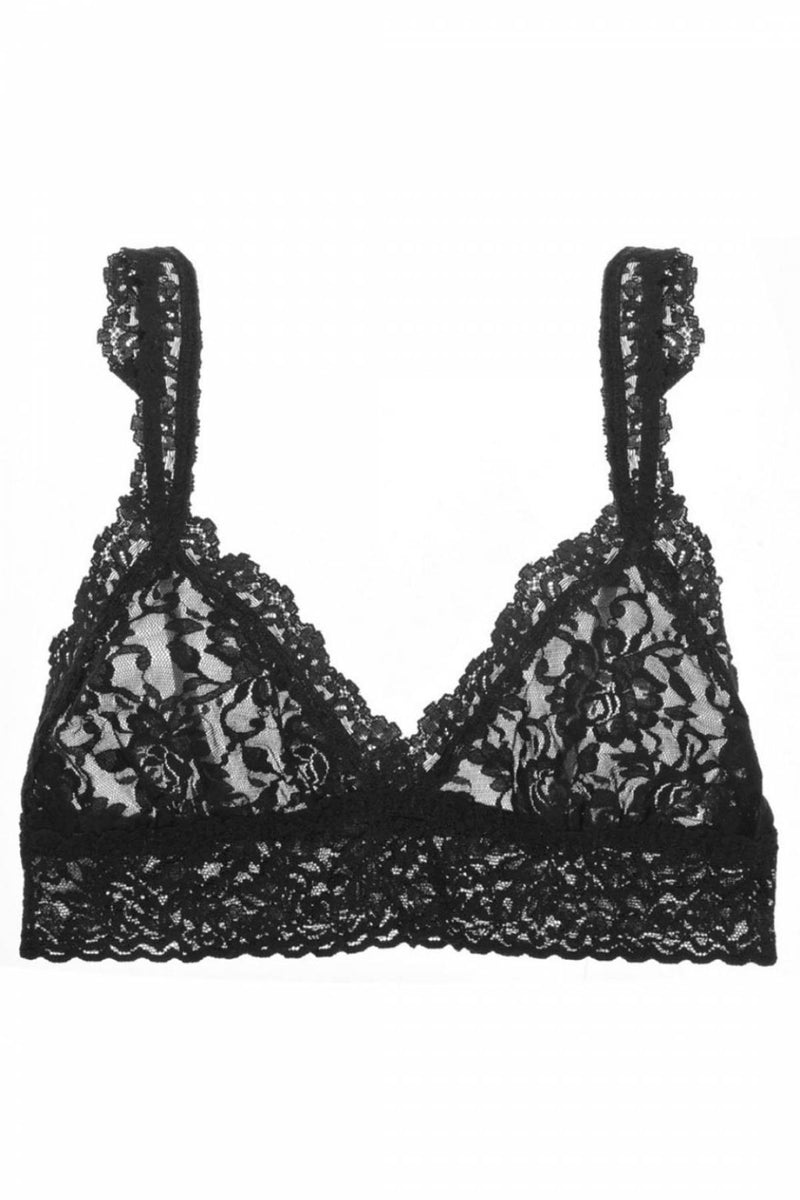 Hanky Panky Signature Lace Crossover Bralette BLACK buy for the