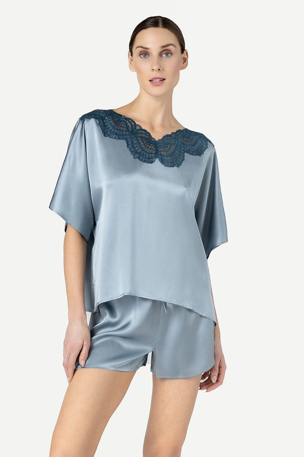 NK Imode Alice Feminine Lounge Silk T-shirt Set