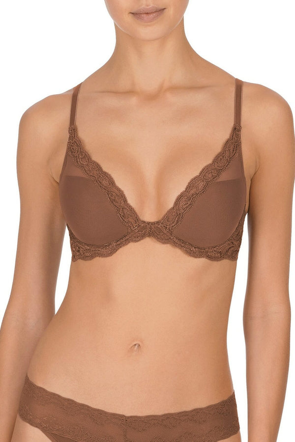 Natori Feathers Contour Plunge