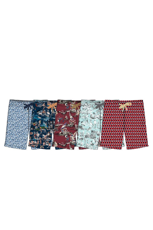 Shan Classique Long fit swim trunk