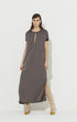 Shan Shan-msp LONG stretch silk DRESS