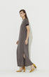 Shan Shan-msp LONG stretch silk DRESS