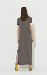 Shan Shan-msp LONG stretch silk DRESS