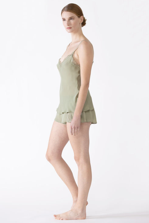 Nk Imode Dhalia Bliss Lace Silk Camisole