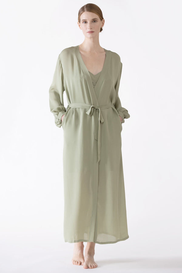 Nk Imode Dhalia Bliss Silk Long Robe