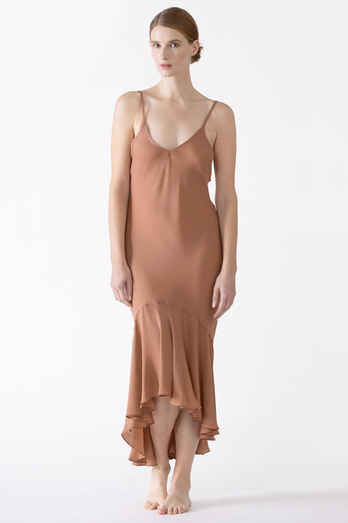 Nk Imode Dhalia Flutter Silk Midi Dress