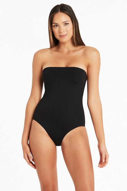 Sea Level Essentials Bandeau One Piece