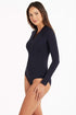 Sea Level Essentials Long Sleeved One Piece