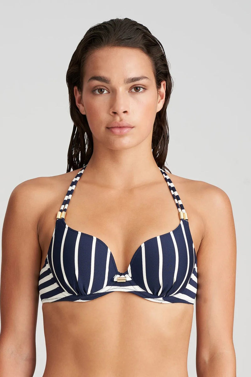 Marie Jo Cadiz Padded Bikini Top Heartshape WATER BLUE buy for the