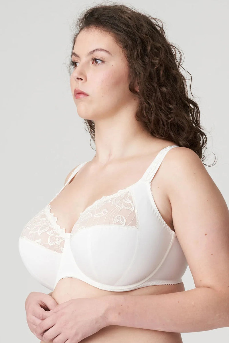 PrimaDonna Deauville Full Cup Bra in White B To J Cup