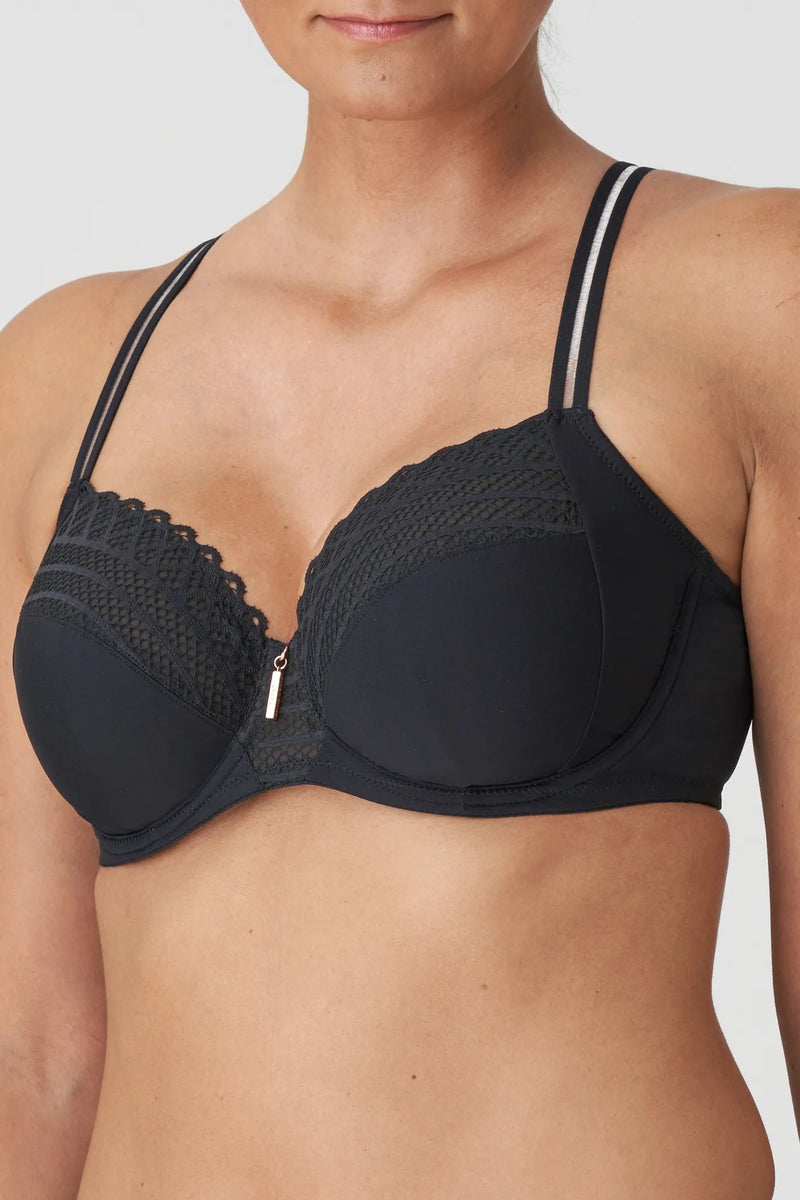 PrimaDonna Twist East End Full Cup Bra CHARCOAL buy for the best