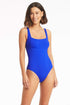 Sea Level Essentials Square Nk One Piece