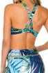 Luli Fama Mojito Crossback Sports Bra Top