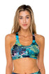 Luli Fama Mojito Crossback Sports Bra Top