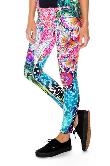 Luli Fama Viva Cuba Engineered Print Legging