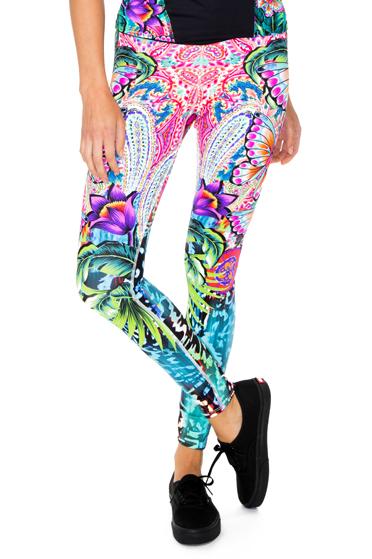 Luli Fama Viva Cuba Engineered Print Legging