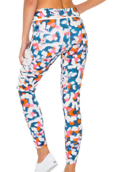 Luli Fama Via Blanca Laced Panel Skinny Legging